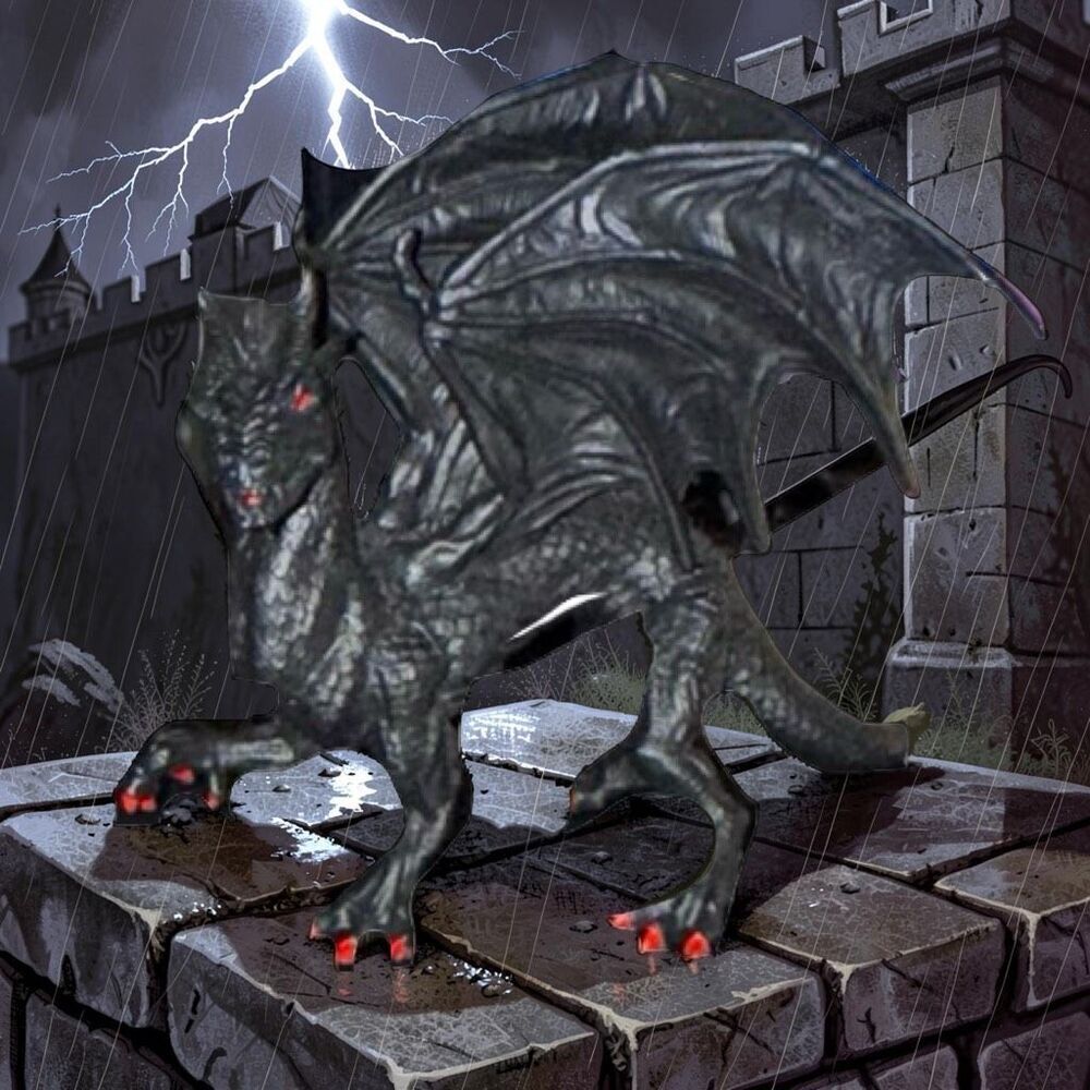 2010 Black Forest Twilight Dragon Figure Safari Medieval Fantasy Toy 5” A56
